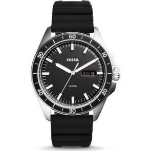 Watch strap Fossil CH3024 Silicone Black 22mm